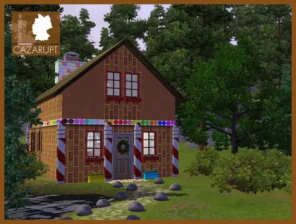 The Gingerbread House - The Sims 3 Custom Content