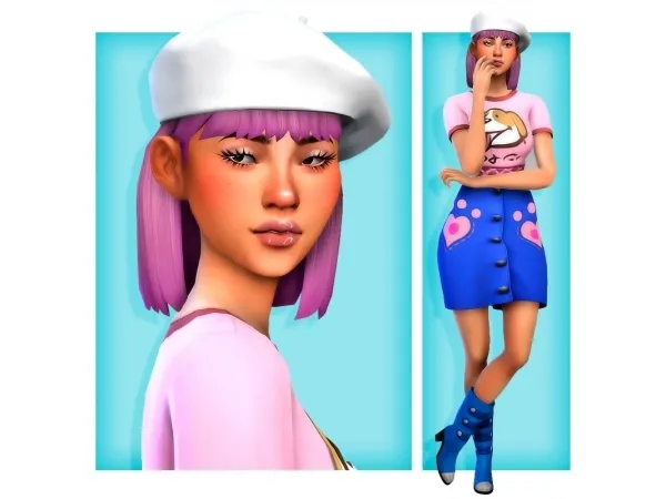 Maxis Match Miko Ojo - The Sims 4 Custom Content