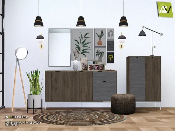 Wyndham Hallway - The Sims 3 Custom Content