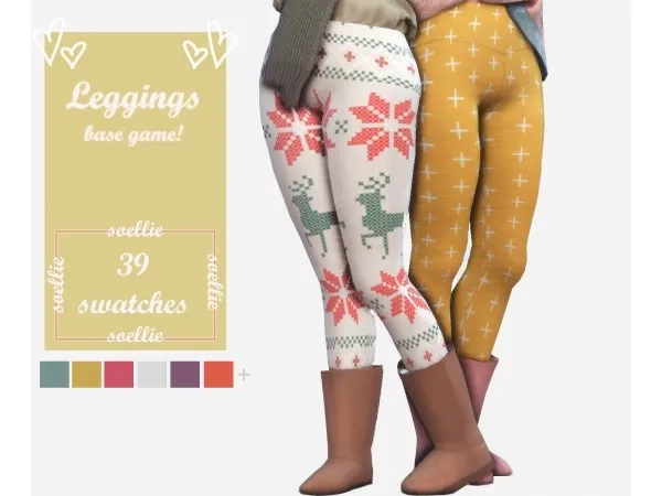 Maxis Match Leggings by soellie - The Sims 4 Custom Content