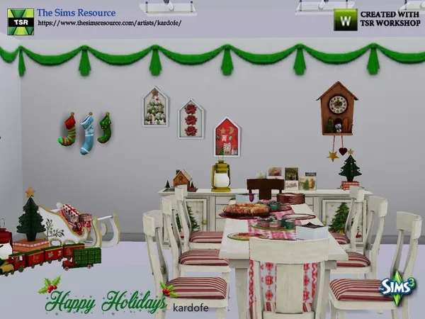 kardofe_Happy Holidays - The Sims 3 Custom Content