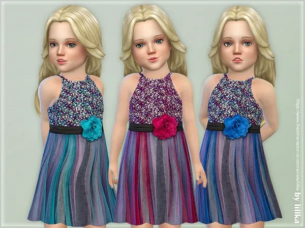 Maxis Match Sequin Overlay Dress - The Sims 4 Custom Content