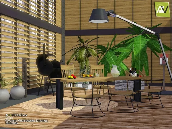 Owens Outdoor Dining - The Sims 3 Custom Content