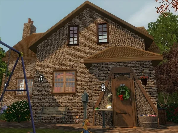 Family house with stable no - The Sims 3 Custom Content