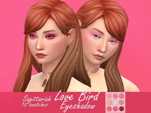 Maxis Match Colourpop Love Bird Eyeshadow - The Sims 4 Custom Content