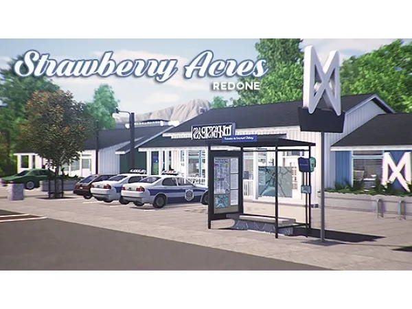 STRAWBERRY ACRES REDONE - The Sims 3 Custom Content