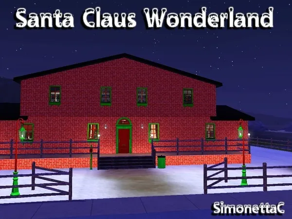 Santa Claus Wonderland - The Sims 3 Custom Content