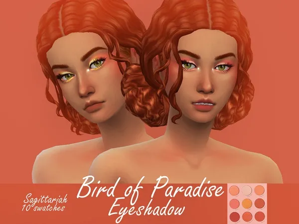 Maxis Match Colourpop Bird of Paradise Eyeshadow - The Sims 4 Custom Content