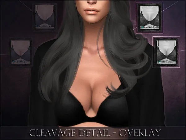 Cleavage Detail Overlay - The Sims 4 Custom Content