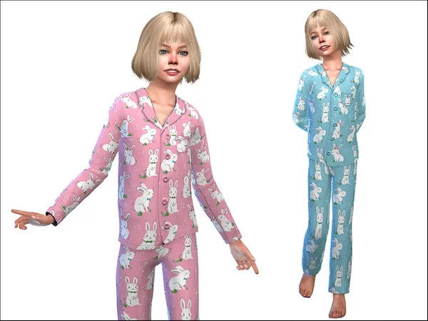 Alpha Pajama for Girls 02 Parenthood needed - The Sims 4 Custom Content