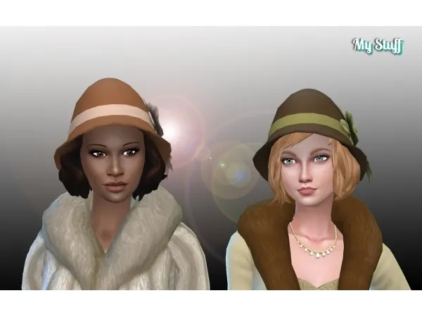 Maxis Match Cloche Hat Conversion - The Sims 4 Custom Content