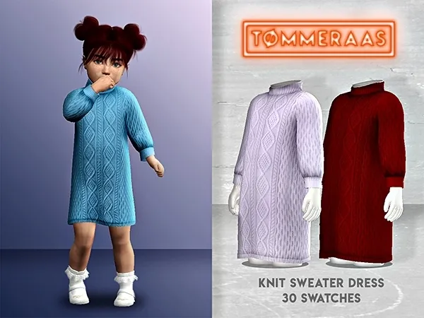 TØMMERAAS | Knit Sweater Dress (#10)