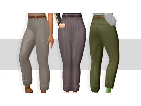 Maxis Match Cropped Pants by storylegacysims - The Sims 4 Custom Content
