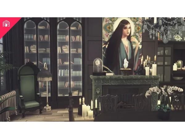 Alpha Mossy Lane Townhouse - The Sims 4 Custom Content