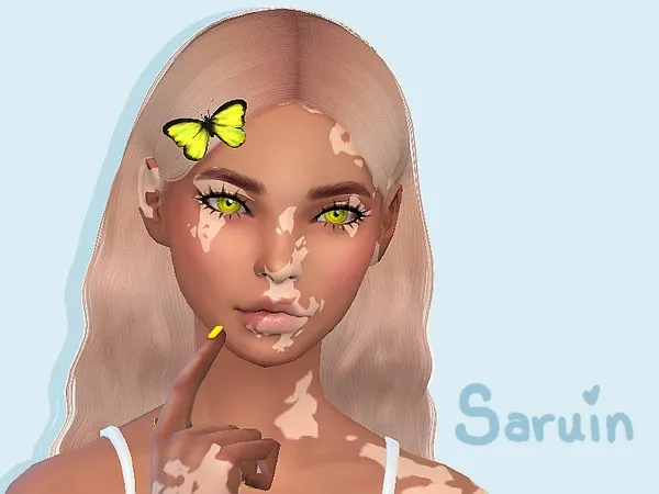 Maxis Match Skin Detail Vitiligo Set - The Sims 4 Custom Content