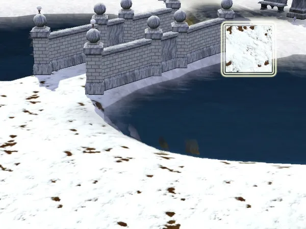 (2sims3)terrain 29 snow - The Sims 3 Custom Content