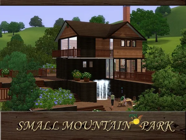 evi Small Mountain Park - The Sims 3 Custom Content