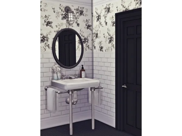 Alpha Perfect Farmhouse Wall Collection by Sooky - The Sims 4 Custom Content