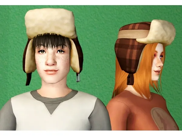 4t2 tukete Hunting Hat Accessory - The Sims 2 Custom Content