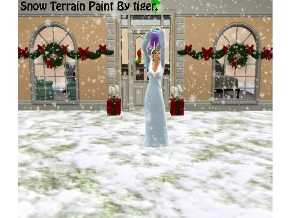 Snow terrain Paint - The Sims 3 Custom Content