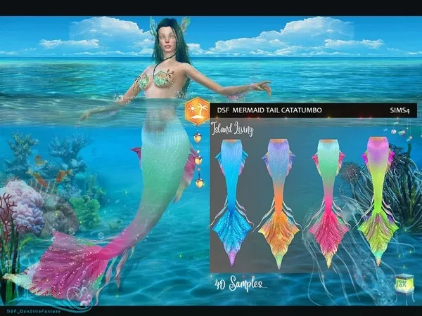 Alpha DSF MERMAID TAIL CATATUMBO - The Sims 4 Custom Content