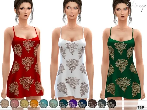 Embellished Slip Dress