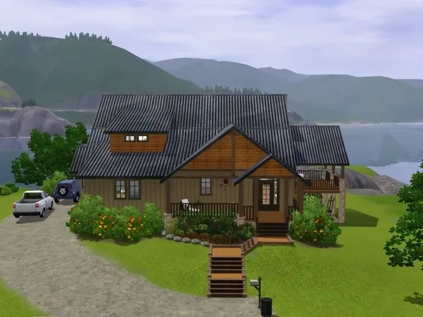 Blowing Rock Cottage - The Sims 3 Custom Content