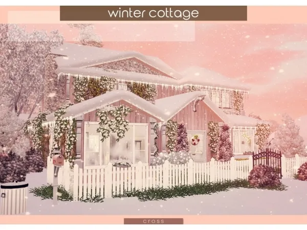 Winter Cottage - The Sims 3 Custom Content