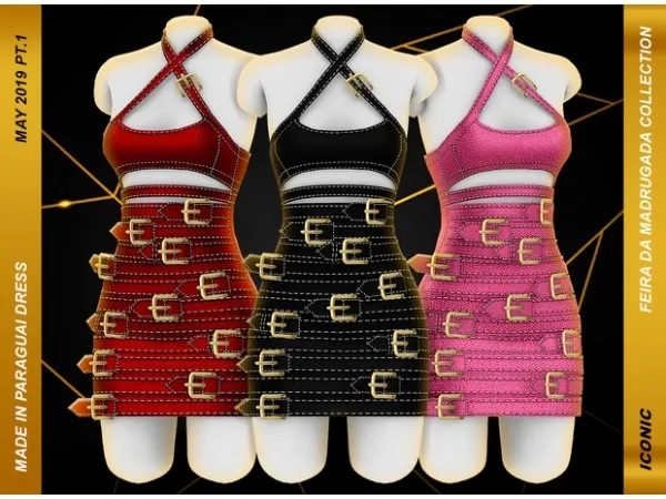 Alpha Made In Paraguai (Dress) by iconic - The Sims 4 Custom Content