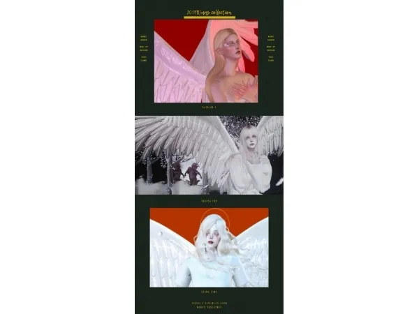 Alpha X'smas Angel's pose part 2 by simsfinds - The Sims 4 Custom Content