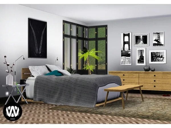 WONDYMOON SEQUOIA BEDROOM FOR - The Sims 3 Custom Content