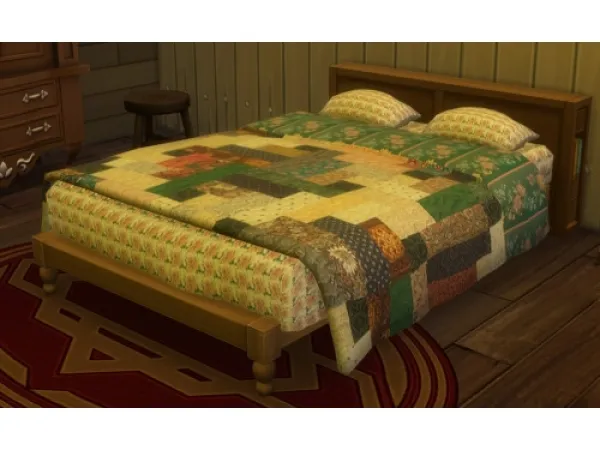 Alpha Quilted Historical Bedding by BrindletonBaee - The Sims 4 Custom Content