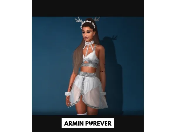 Alpha ArminForever Christmas SWT Outfit - The Sims 4 Custom Content