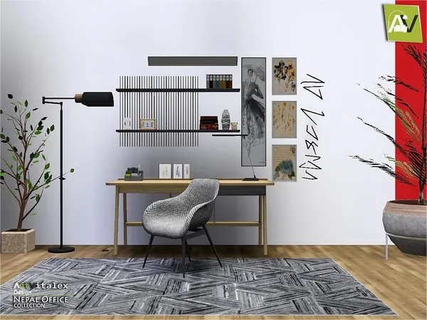 Nepal Office - The Sims 3 Custom Content