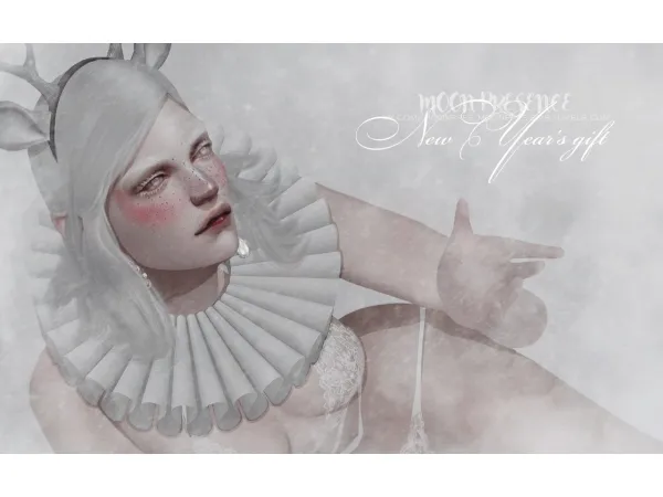 Alpha NEW YEAR'S GIFT 2D LASHES N01 BLUSH N03 FACE GLITTER N05 by ᴍᴏᴏɴ ᴘʀᴇsᴇɴᴄᴇ - The Sims 4 Custom Content