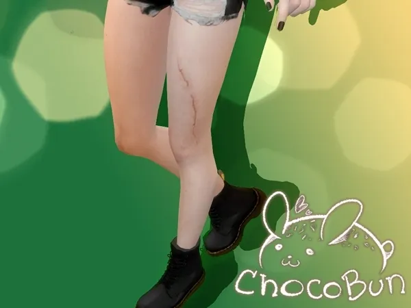 Mix BODY SCAR 5 - The Sims 4 Custom Content