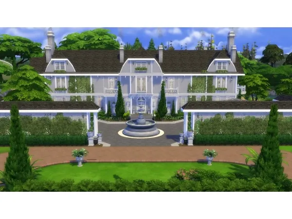 Alpha Inspired 4 BR 7 BA by Royalty - The Sims 4 Custom Content