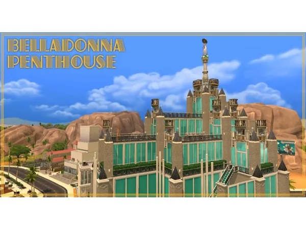 Alpha Belladonna Penthouse 1DBL1CHD25BA by Victor_tor - The Sims 4 Custom Content