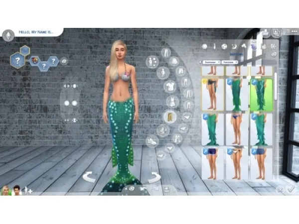 Alpha Mermaid Tails Available for All Sims by yourlocalstarbucksaddict - The Sims 4 Custom Content