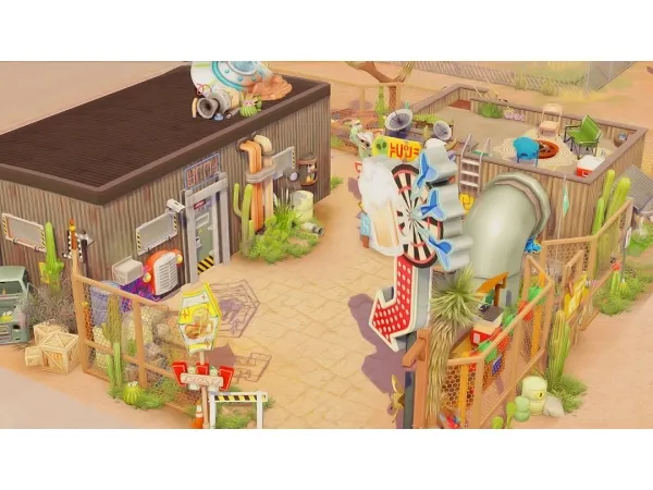 Alpha the junkyard bar - The Sims 4 Custom Content