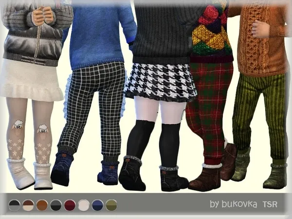 Alpha Winter Boots - The Sims 4 Custom Content
