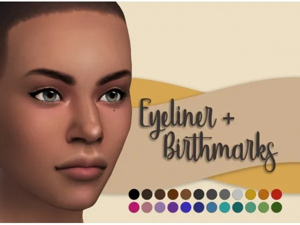 Eyeliner and Birthmarks