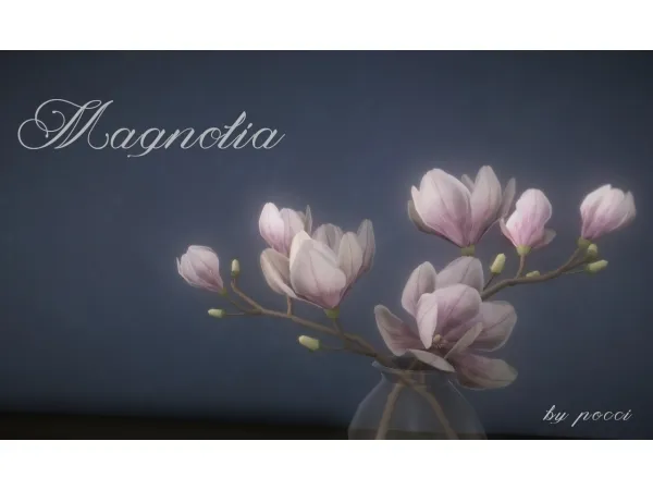 Alpha Magnolia - The Sims 4 Custom Content