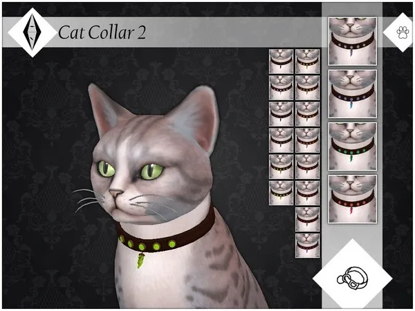 Alpha Cat Collar 2 EP04 Needed - The Sims 4 Custom Content