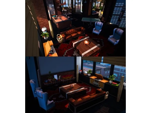 Alpha Loft Penthouse (Bachelor) - The Sims 4 Custom Content
