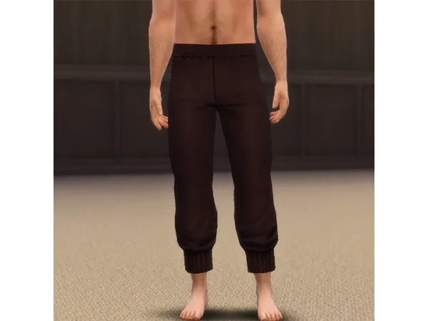 Alpha Discover University Baggy Sweatpants - The Sims 4 Custom Content