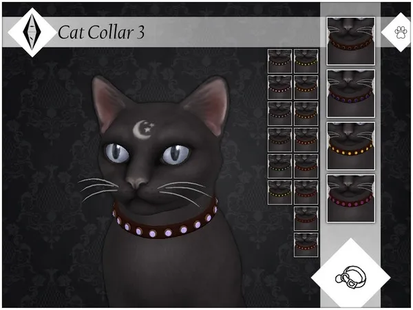 Alpha Cat Collar 3 EP04 Needed - The Sims 4 Custom Content