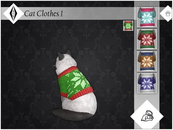 Alpha Cat Clothes 1 EP04 Needed - The Sims 4 Custom Content