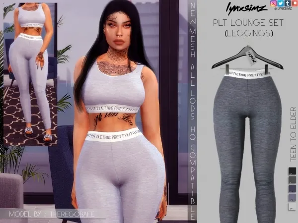 lynxsimz - plt lounge set (Bottoms)