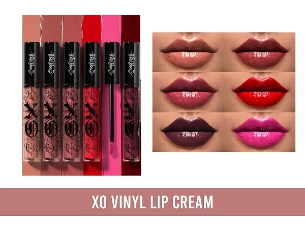Maxis Match XO Vinyl Lip Cream - The Sims 4 Custom Content